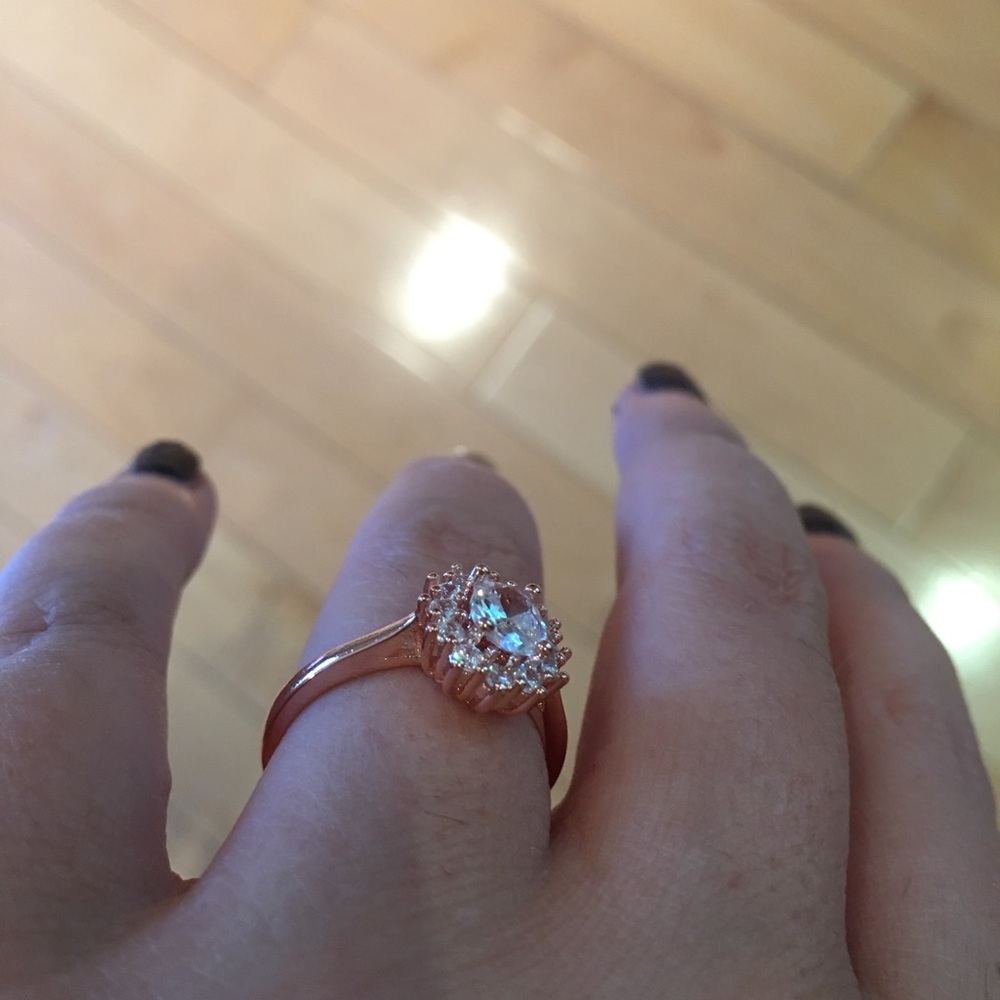 HotRose Gold plated ring - Picture 7 of 8